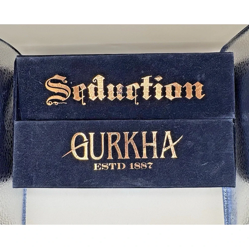 VTG Seduction Gurkha Estate Reserve Churchill Single Handmade EMPTY Cigar Box